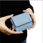 Michael Kors NWOT Jet Set Saffiano Leather Travel Wallet Sky Blue Photo 0