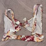 Rip Curl  Floral Bikini Top - White, Yellow, Brown Photo 1