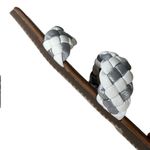 blowfish NWOT  Malibu Braided Zelie
Sandals White Silver Size 8.5 Photo 4