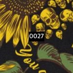 Anvil  size Small graphic sunflower skull traffic tee Photo 7
