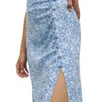 Reformation Grazie Skirt in Clio Blue Floral Size 4 Photo 1