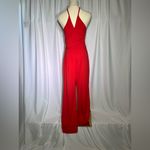 Ramy Brook  Brenna Halter Jumpsuit Grenadine | 6 NWT Photo 1