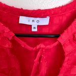 IRO Ragnhild Swing Textured Babydoll Tank in Red/Orange Size 6 / 36 Photo 3