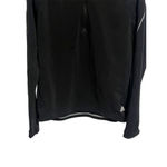 Adidas  Jacket Womens Large Long Sleeve 1/4 Zip Pullover Black Activewear Top Photo 3