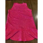 Queen Of Sparkle Pink Rhinestone shift sleeveless mini Dress L Size L Photo 5