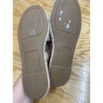 Eileen Fisher  Flat Elastic Espadrille Sandals Women 7.5 Beige Leather Lace Up S1 Photo 4