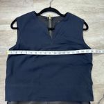 Tibi  Lamb Leather Navy & Black Mini Sheath Dress Women’s Size 6 Photo 7