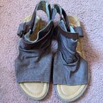 Anthropologie BLOWFISH Brisa Ankle Strap Brown Sandals Shoes Women’s Size 8.5 Gray Photo 1