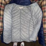 New York & Co. Women’s Blue Puffer Coat size Large  Photo 3