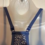 PINK - Victoria's Secret PINK Sport Victoria's Secret Blue Lace Racerback Sports Bra Small NWT Photo 8