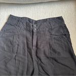 Poetry  Heavy Linen Tapered Trousers in Black US 12 Photo 1