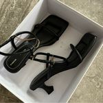 Proenza Schouler Square Padded Chain Sandals, Black Gold Size EU 40 New in Box Photo 4