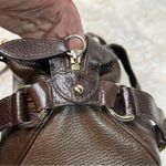 Burberry Brown Leather Bowler Bag Photo 1