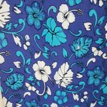 Hawaiian Print Wrap Skirt Sarong Cover Up One Size Blue Size undefined Photo 5