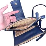 Stone Mountain navy bifold crossbody. EUC. Blue Photo 1