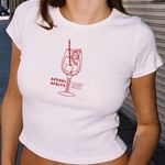 SheIn Aperol Spritz Baby Graphic Tee Photo 0