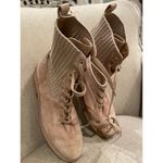 Circus by Sam Edelman Sam Edelman Lydell Combat Boot Sesame Suede Beige, S87 Photo 9