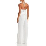 Ramy Brook  Kayla Halter Embellished Jumpsuit Ivory w/Black Beading Sz 0 NWT $625 Photo 5