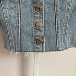 ZARA top women size S corset, bustiers inspired Jean denim blue Photo 3