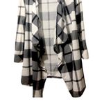 New York Laundry  Black and White Plaid Cardigan Photo 2