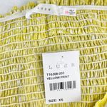 Lush Clothing New Lush Printed Puff Sleeve Smocked Crop Top  Photo 12