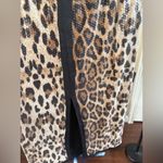 Trendy Leopard Print Sequin Skirt Tan Size M Photo 6