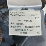 Levi's Jeans Women Classic Mid Rise Skinny Dark Wash Blue Size 4 Denim Stretch Photo 9