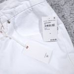 Good American Good 90s Duster Natural Fray White Jeans High Rise Size 14 32 Photo 6