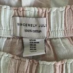 Sincerely Jules Pink & White 2 pc Pajama Set Size M Photo 2