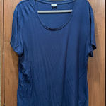 EUC Ripskirt Hawaii Simple Tee XXL Blue Photo 0