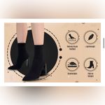 Cape Robbin NEW Black  Pointed Toe Booties Heels Dressy Sock Boots Ankle Boots 8 Photo 7