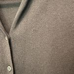 Eileen Fisher  Womens Cardigan PS Italian Yarn Brown Shawl Collar Minimalist Knit Photo 5