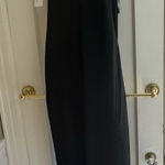 Windsor Black Formal High Slit Wrap Dress Photo 0