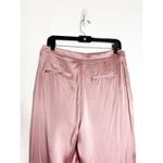 Vince  Liquid Shine Straight Leg Trousers Size 10 Pink Satin Wide Leg Career Wear Photo 11