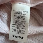 Free People NWT  Wild Hearts Long Sleeve Henley Blush Pink Shirt Size Medium Photo 6