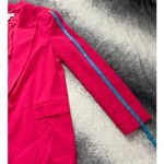 Topshop  Hot Pink Oversized Relaxed Fit Long Jacket Size 6 Small Office Barbie Photo 10