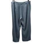 Blue Wide Leg Boho Business Casual Formal Cocktail Dress Pants Plus 4XL Size 4X Photo 1