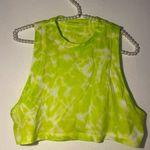 Lululemon  All Yours Crop Tank Size 2 Marmoleado Tie Dye Eccentric Lime Photo 1