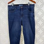 Democracy Luxe High Rise "Ab"solution Ankle Length Skinny Jeans Indigo Blue 12 Photo 8