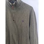 Ralph Lauren Polo  Women's  Green Quarter Zip Sweatshirt Pullover Ladge Photo 2