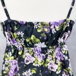 Xhilaration Y2K Babydoll Top Womens Medium Floral Cottagecore Boho Patchwork Photo 2