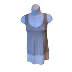 Anthropologie Pure + Good Top Tank Tunic Women's S   2 tone Gray Fray detail EUC Photo 12