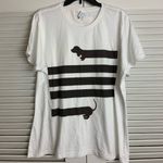 American Apparel 2XL Wos slim fit dachshund flag tee shirt Photo 2