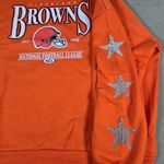 NFL Cleveland Browns Game Couture Oversized Orange Sweatshirt Size Large Photo 5