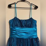 Morgan & Co EUC  Blue and Black Sequin Semi Formal Dress size 5/6 Photo 1