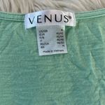 Venus mint green lace scoop neck embroidered sleeveless tank top Photo 2