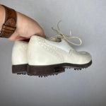 FootJoy Europa Collection Golf Shoes Womens 7M White Leather Lace Up Photo 2