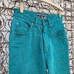 Vintage 90s New York News teal high rise taper jeans Green Size 6 Photo 1
