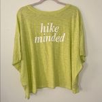 Old Navy  plus size Lime Green “hike minded”  Women's graphic Top 3x NWT Photo 4