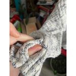 Aerie Chunky Knit Oversized Cowl Neck Gray Sweater Pullover Medium Heritage Cozy White Photo 2